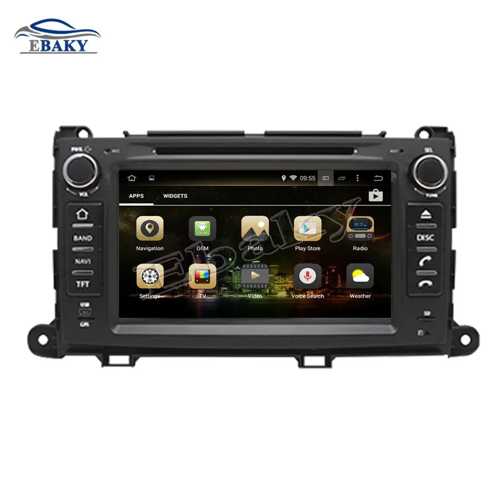 NaviTopia 8 дюймов Восьмиядерный 2 ГБ/4 ГБ Android 0/Android 7 1 Автомобильный DVD Радио для Toyota