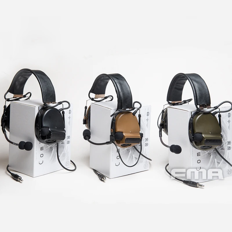 FMA FCS ComTac 3 ACH C3 звуковые тактические шумоподавляющие коммуникационные