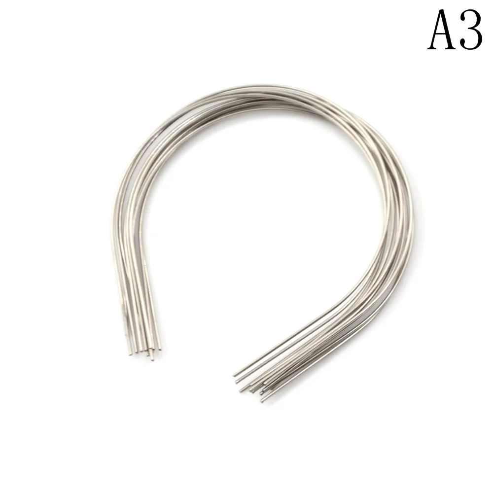 10pcs Doll DIY Silver 1.2mm Tone Thin Wire headband PARTS Embryo Headband Hair Band for Accessories | Игрушки и хобби