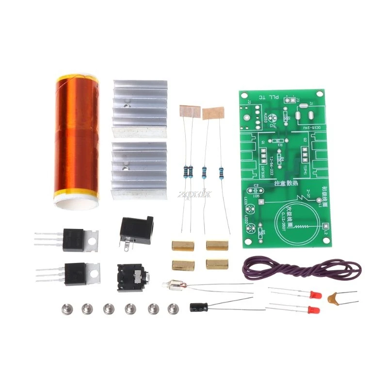 Электронный модуль катушки Tesla DIY Kit плазменный динамик мини Музыка громкий доска