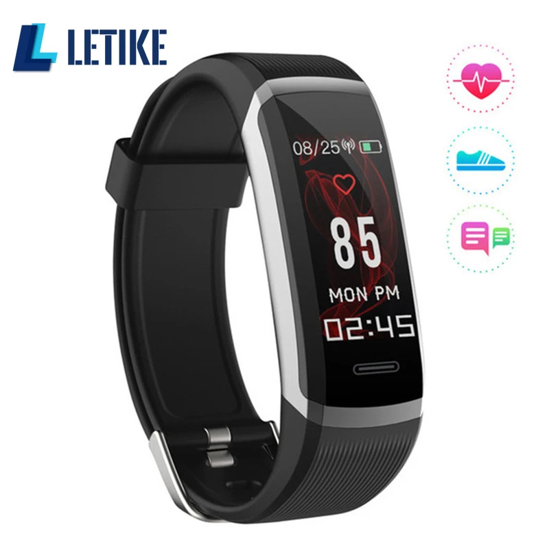Letike GT101 смарт браслет цветной экран Смарт женский мужской спортивный фитнес