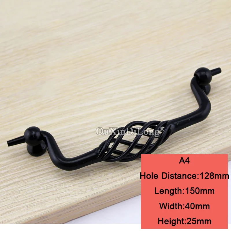 

10PCS European Style Birdcage Handle Antique Cabinet Wardrobe Furniture Cabinet Door Pull Hand JF1693