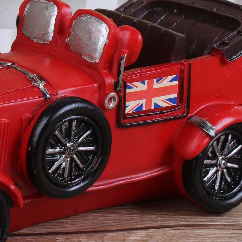 2019 New Arrival Classic Car Pattern Money Saving Box Case Coins High Quality Resin Shaped Piggy Bank Cash Coin Gifts | Дом и сад