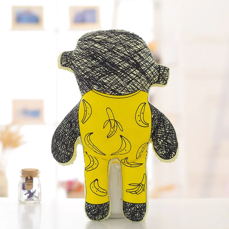 Милый мультяшный банан обезьянка мягкие детские игрушки для сна удобные куклы