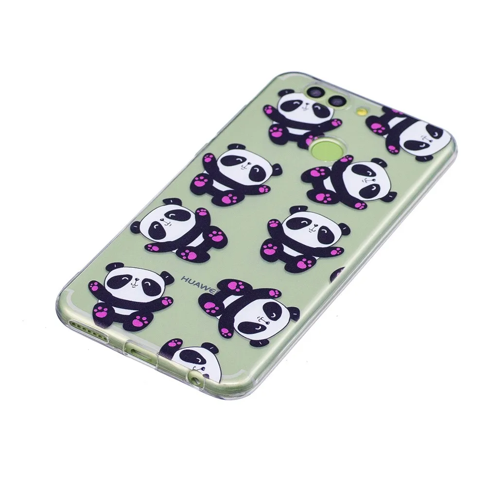 Fitted Case for Huawei NOVA 2 Plus BAC-L21 TPU Silicone Cover Phone NOVA2 BAC-AL00 BAC L21 Painted Cases |