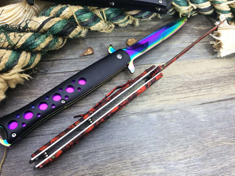 440 Steel Utility Folder Knife CNC hunting mini Pocket Folding Outdoor Practice Tactical Knives Collection ECD Rescue Tool | Инструменты