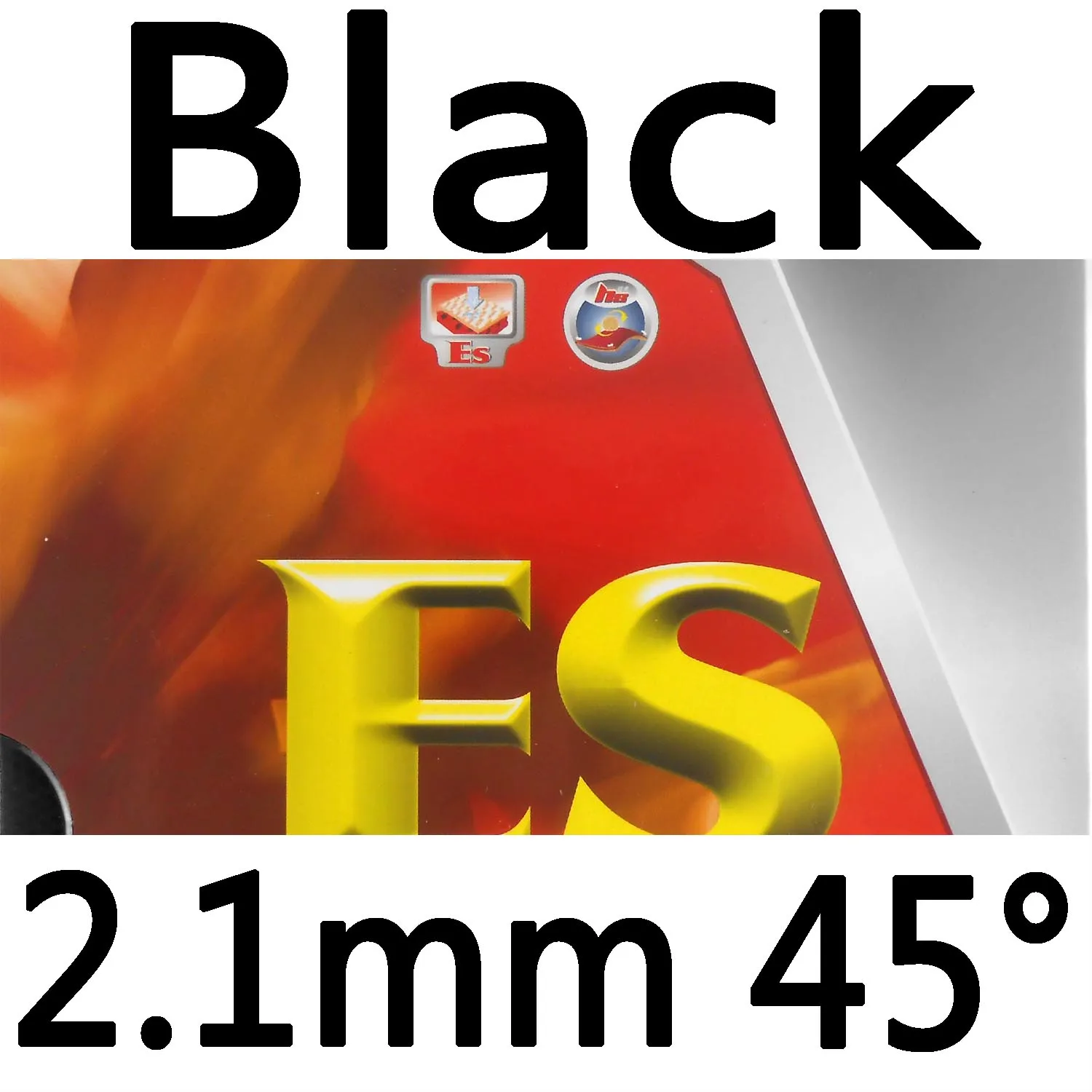 Black 2.1mm H45 729-08-эс-резина на ракетки для настольного тенниса для ракеток для настольного тенниса крышка - Цвет: Black 2.1mm H45