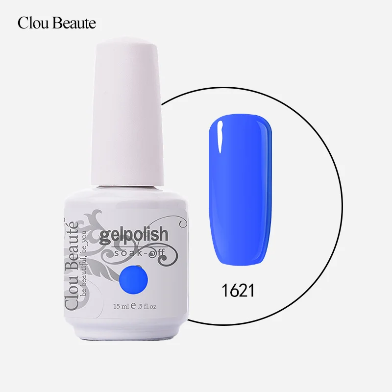 Clou Beaute Гель-лак для ногтей Maquiagem unhas em гель vernis Полупостоянный Nagellack 15 мл дизайн ногтей