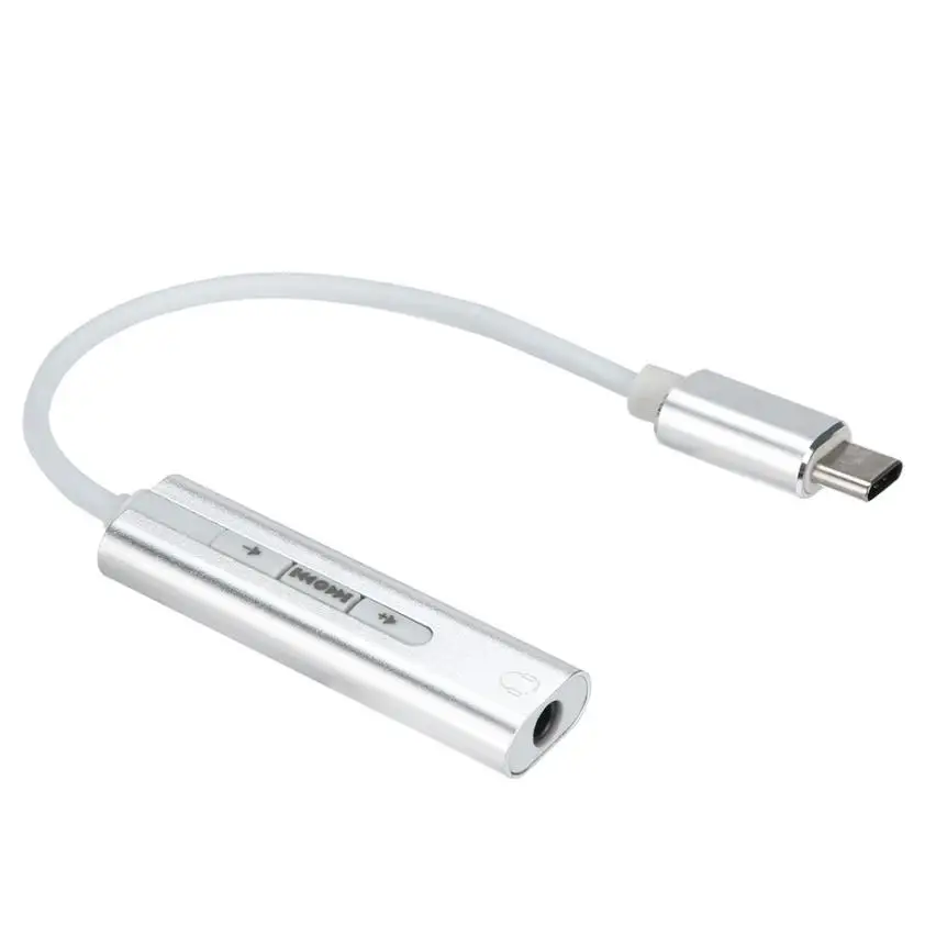 Новый аудио кабель адаптер Внешний Тип C Usb звуковая карта USB 3 5 мм разъем для
