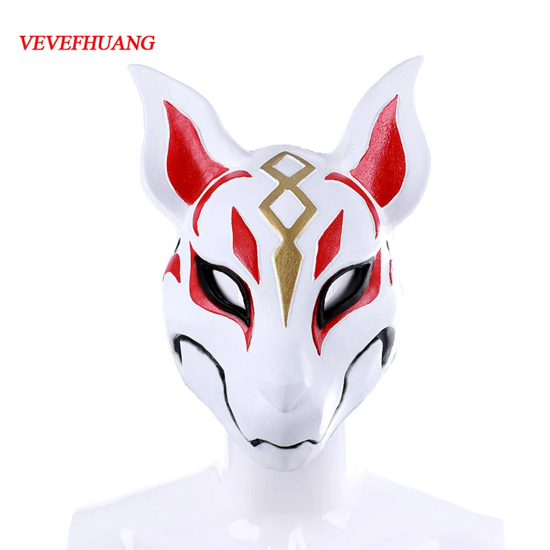 VEVEFHUANG игра Drift косплей маска для лица лиса kitsune животное полная голова взрослых унисекс маскарадный шлем вечерние Хэллоуин