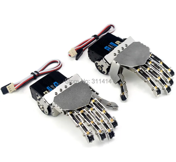 Человеческий манипулятор пальцев с пятью пальцами антроморфный комплект для