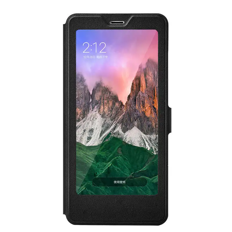 Для Xiaomi Redmi Note 7 кожаный флип чехол для 9 SE 8 Lite 5 6 Pro View Window Cover 6A 6Pro|Чехлы-книжки| |