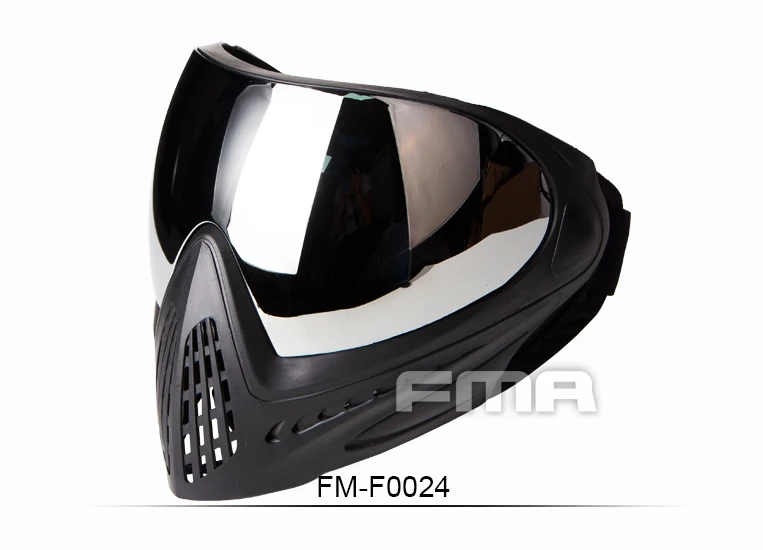 Mirror Surface FMA маска f1 шлем для пейнтбола безопасности противотуманные очки полная маска для лица-черная маска FM-F0022 до 0025 - Цвет: Mirror Surface