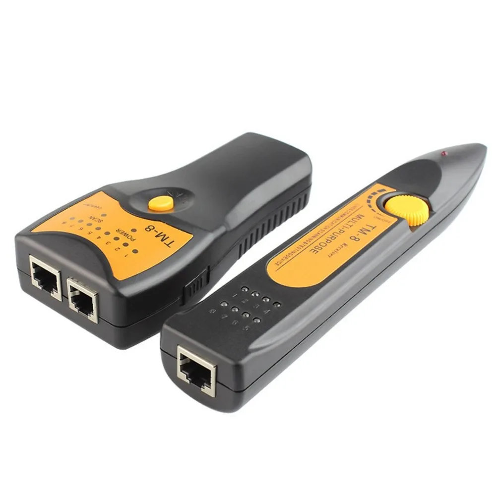 TM-8 RJ11 RJ45 Cat5 Cat6 телефонной сети LAN Кабельный тестер детекторный провод трекер