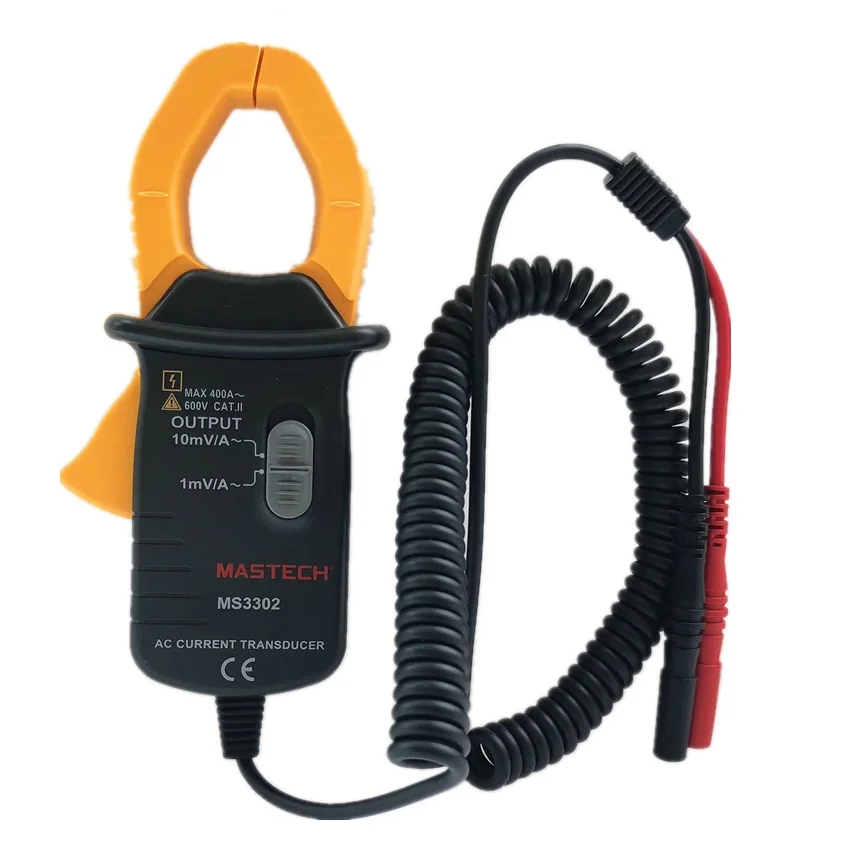 MASTECH MS3302 Pro Mini True RMS цифровой мультиметр преобразователь переменного тока 0.1A-400A зажим аналоговый измеритель