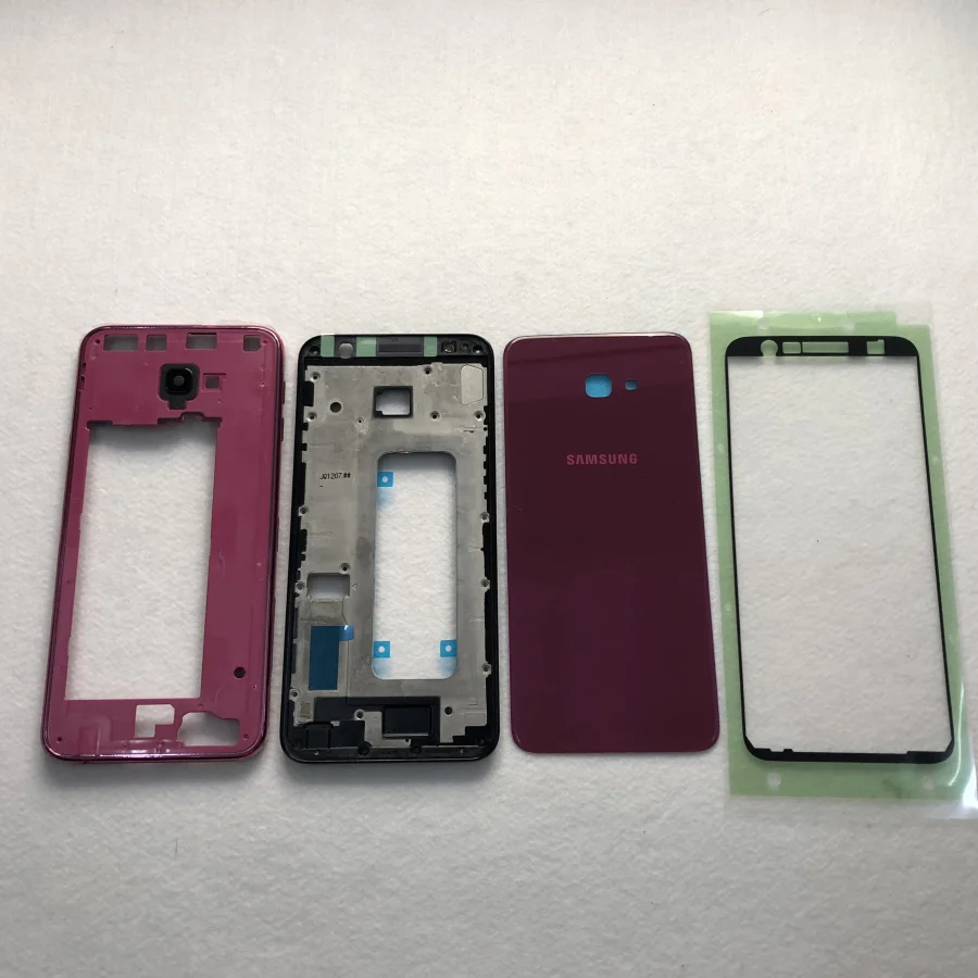 Для Samsung Galaxy J4 + 2018 plus J415 J415F полный корпус ЖК-панель крышка средней рамы