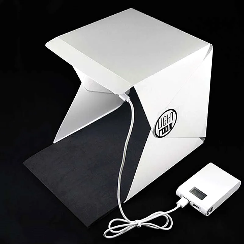 Baolyda портативная светодиодная фотостудия 24/30/40 см аксессуары для фотостудии с
