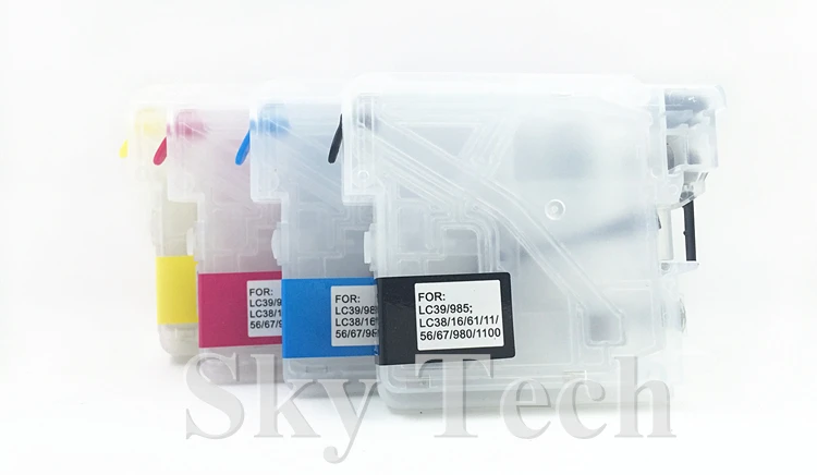 Пустые многоразовые картриджи для Brother LC39 LC60 LC975 LC985 подходит DCP J125 J315W J515W J410 J415W J220