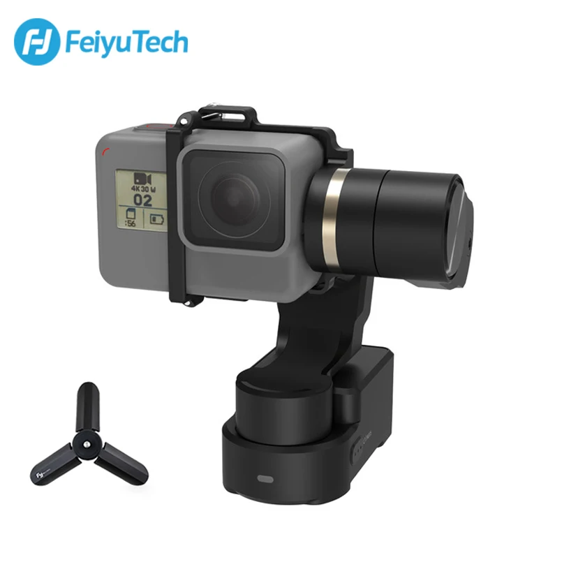 Feiyutech WG2X Носимый стабилизатор Gimbal 3 оси защищенный от брызг для GoPro Hero 7 6 5 YI 4K Action Camera Estabilizador.