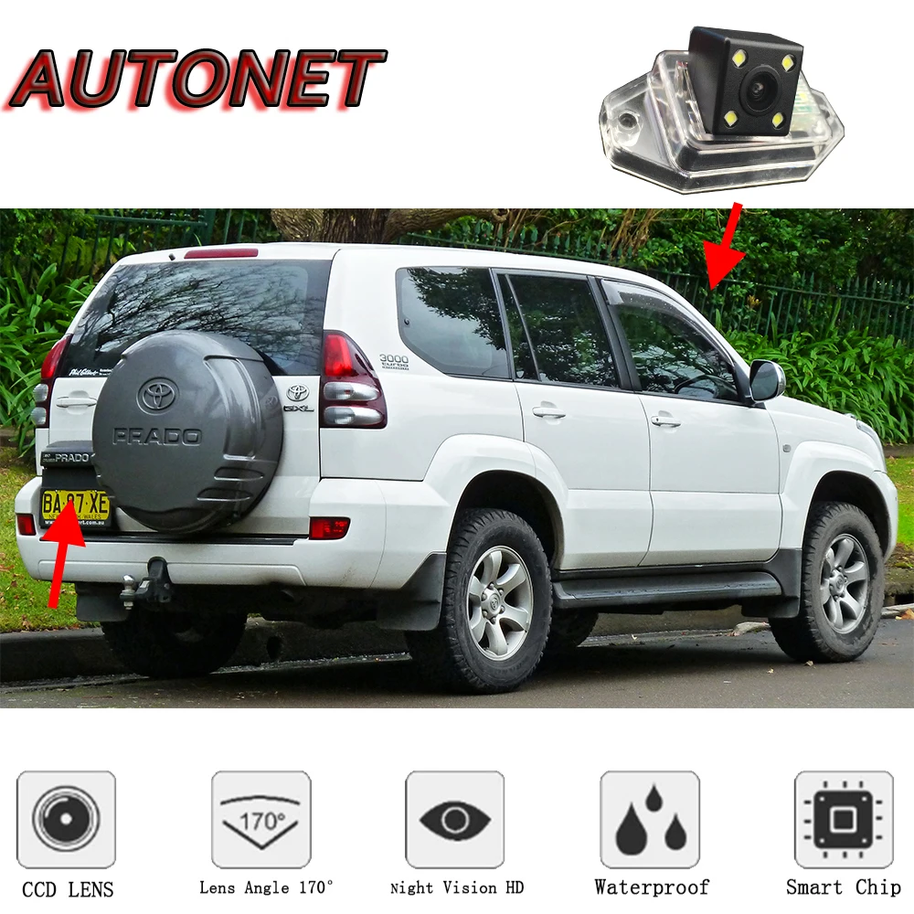Камера заднего вида для Toyota Land Cruiser Prado LC90/LC120/LC150 LC200 1996 ~ 2017/камера вида/камера