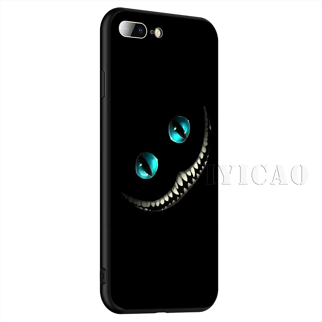 IYICAO Cheshire Cat Silicone Soft Case for iPhone XR X XS Max 8 7 6 6S Plus 5 5S SE Cover |