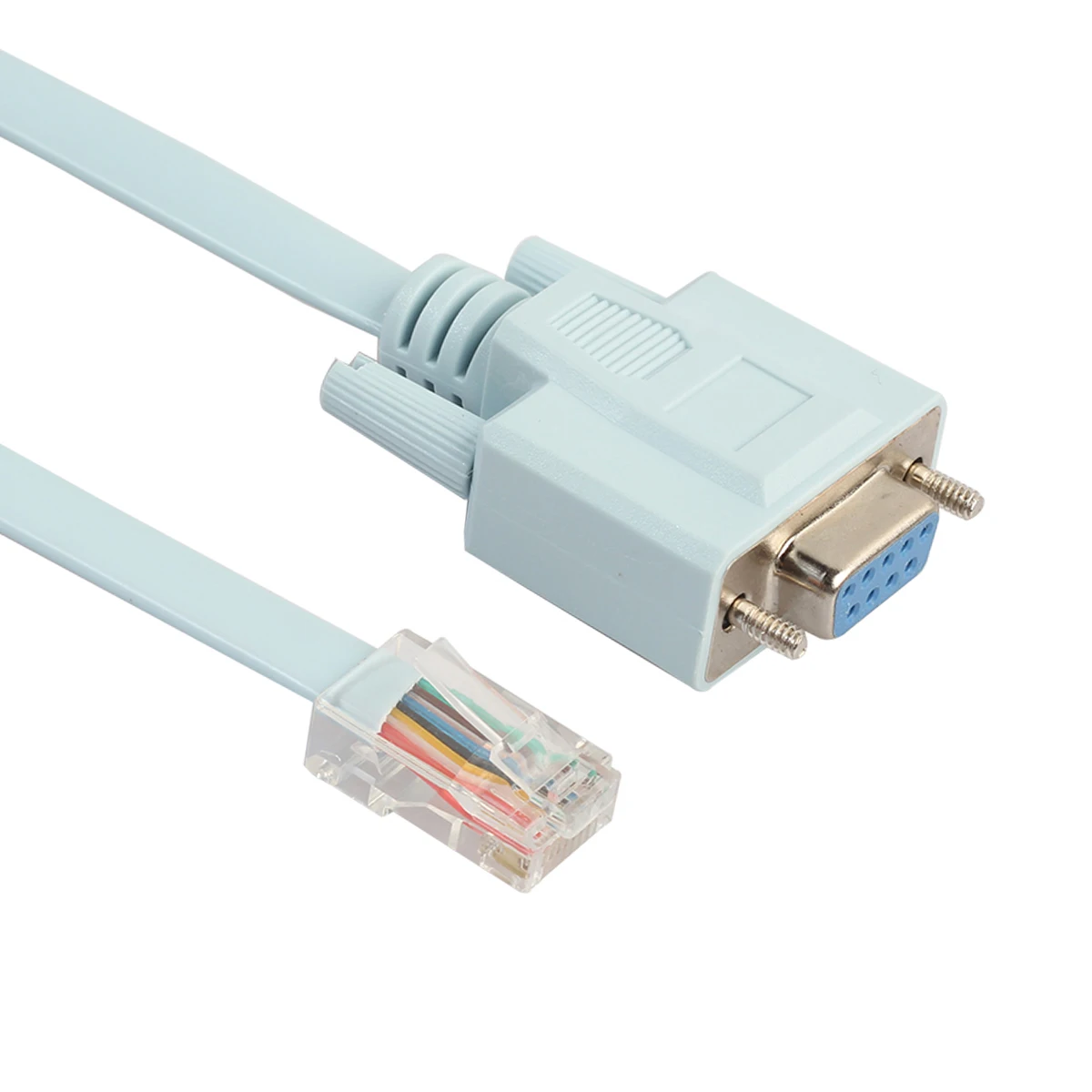 Кабель переходник DB9 на консоль RJ45 5 футов|Компьютерные кабели и разъемы| |