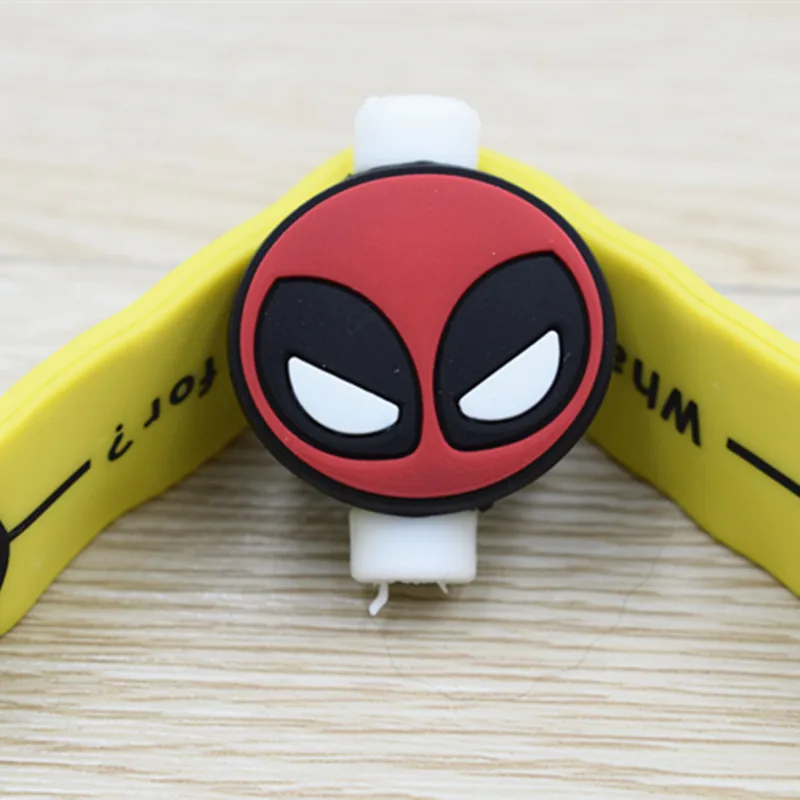 style13 Силиконовый мультяшный Usb защитный чехол-зажим для кабеля для iPhone 6, 7, 8 X, чехол для намотки шнура, протектор провода, органайзер для samsung, huawei - Цвет: style13