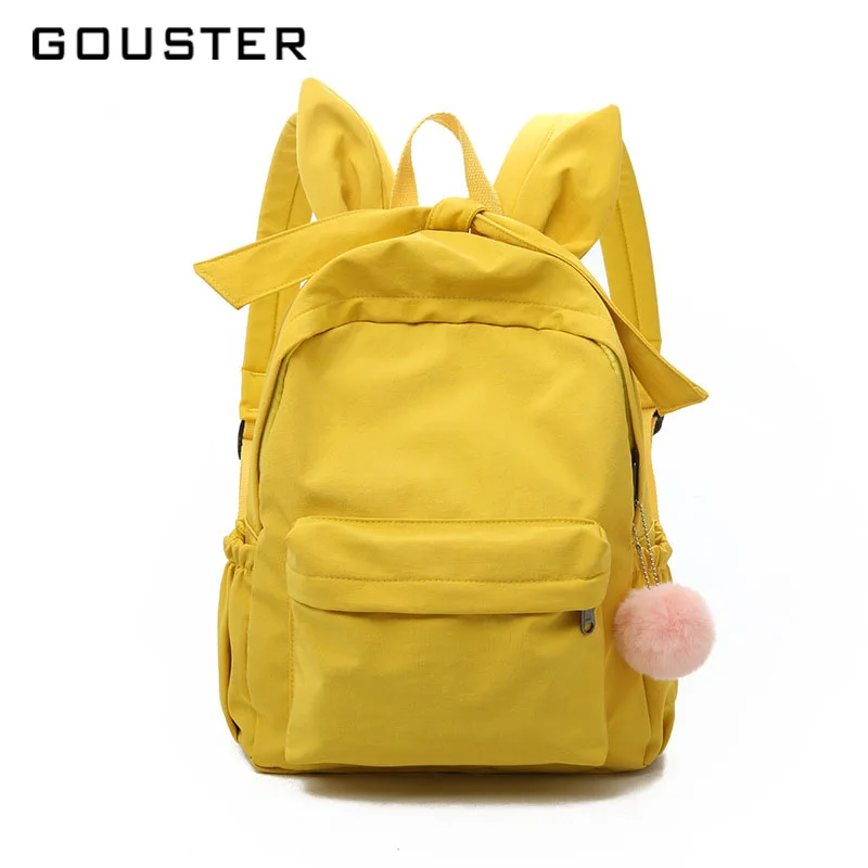 GOUSTER 2019 Новое поступление женский студенческий рюкзак новый тренд Подростковая