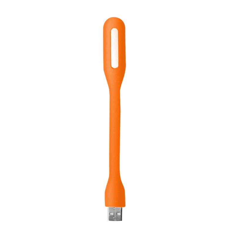 Мини Портативный USB светодиодный светильник 5 в 1,2 Вт супер яркий книжный светильник лампа для чтения для внешнего аккумулятора ПК ноутбука - Испускаемый цвет: orange