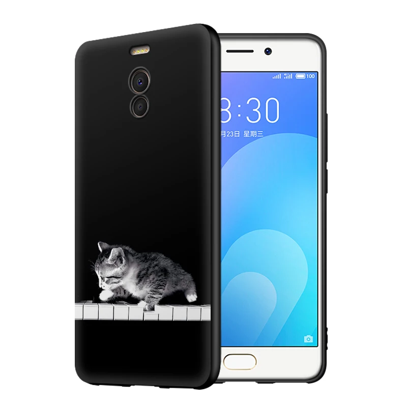 Мягкая задняя крышка JURCHEN из ТПУ для Meizu M6 Note силиконовый матовый изысканный чехол