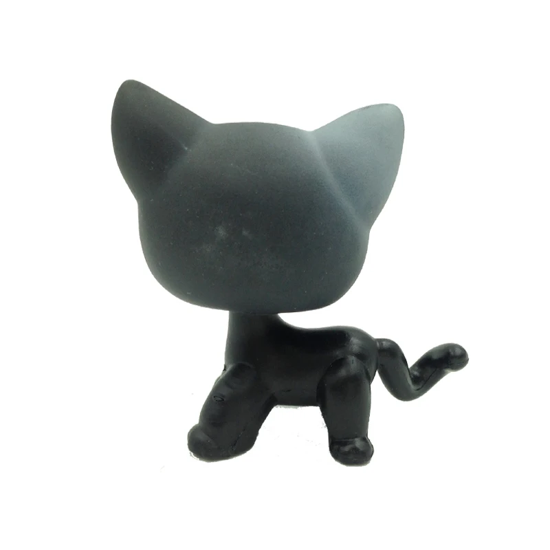 LPS кошка реальные маленькие игрушки из зоомагазина с короткой шерстью #336 черный