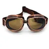 Copp fram Smoke len Шлем стимпанк медные стаканы мотоциклетные летные защитные очки винтажные очки пилот байкер очки защитное снаряжение очки - Цвет: Copp fram Smoke len
