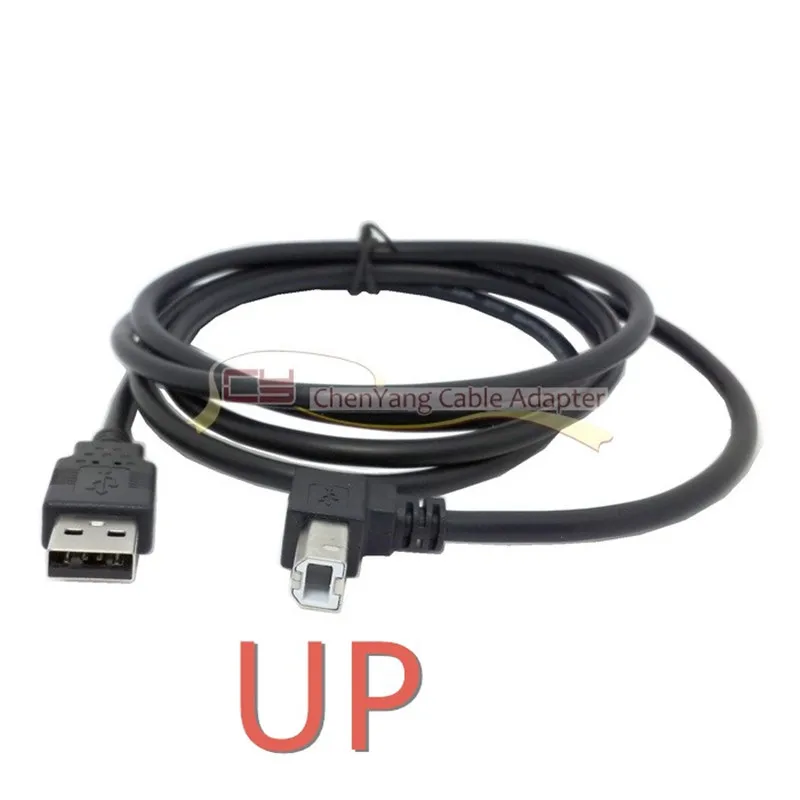 Стандартный USb 2 0 A Тип папа в B вверх вниз влево вправо Угловой 90 градусов для