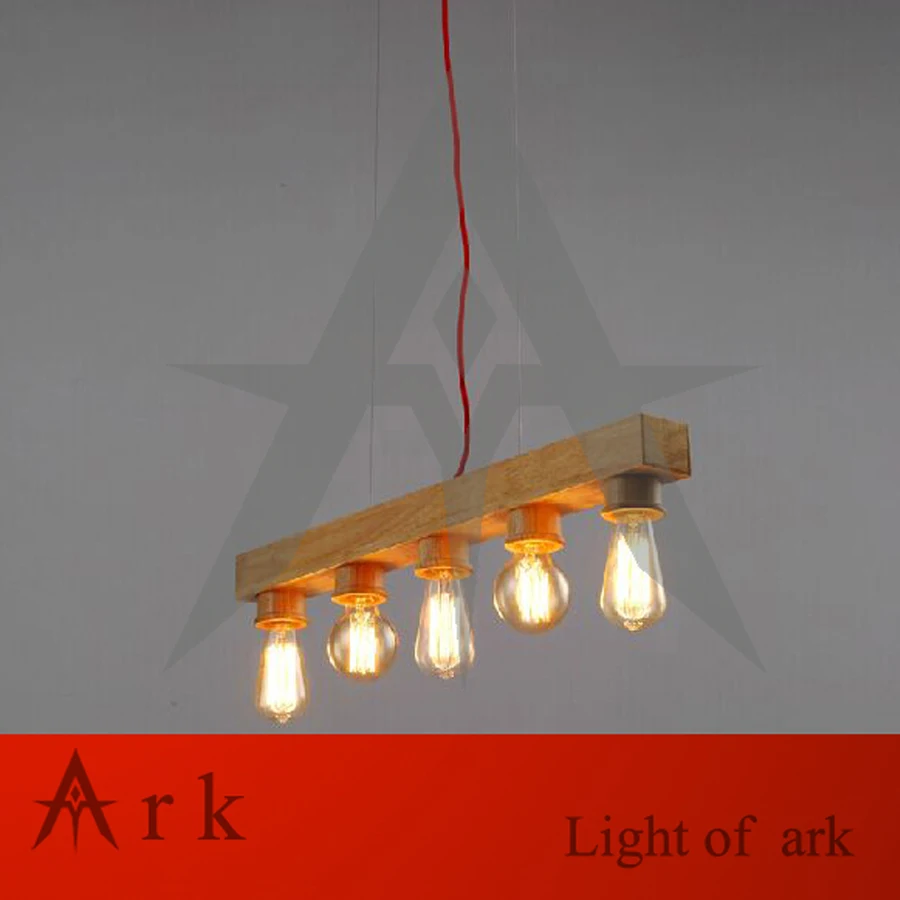 

Fashion Design brief natural wooden pendant light restaurant coffee bar pendant lamps dining room kitchen drop light