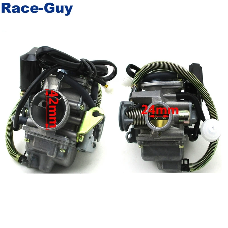 Карбюратор PD24 высокой производительности для скутера GY6 125cc 150cc ATV Go Kart Sunl Roketa Lance