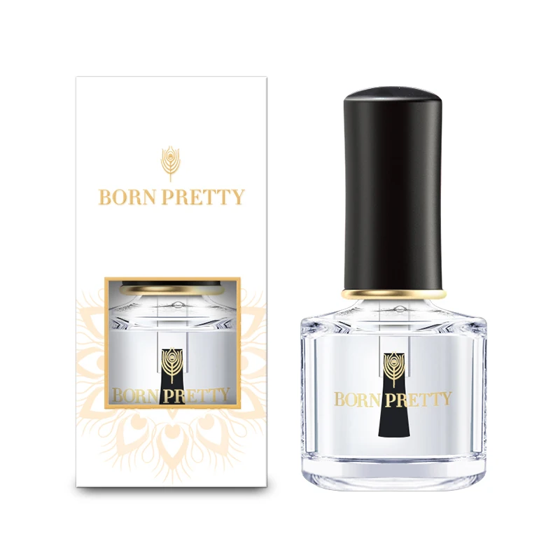 BORN PRETTY Fast Dry Top Coat 6 мл Полупостоянный лак для ногтей масло маникюра Лак