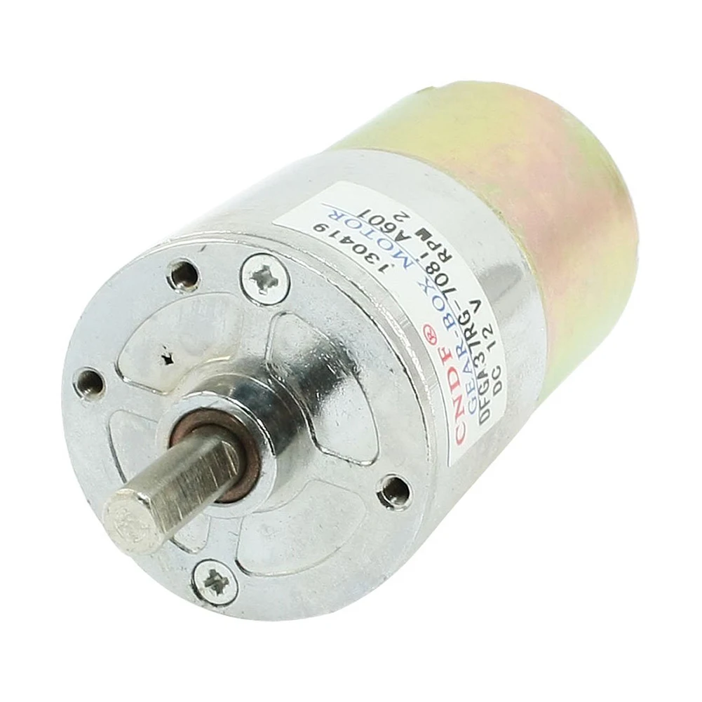 Лучшая цена DFGA37RG-708i цилиндрической формы DC 12V скорость 2 RPM Мотор-редуктор |