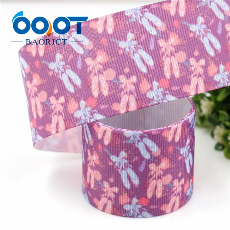 OOOT BAORJCT G-181013-1380, 38 мм 10 ярдов мультфильм ленты термотрансферные печатные grosgrain, Подарочная упаковка DIY материалы - Цвет: G-181013-1383