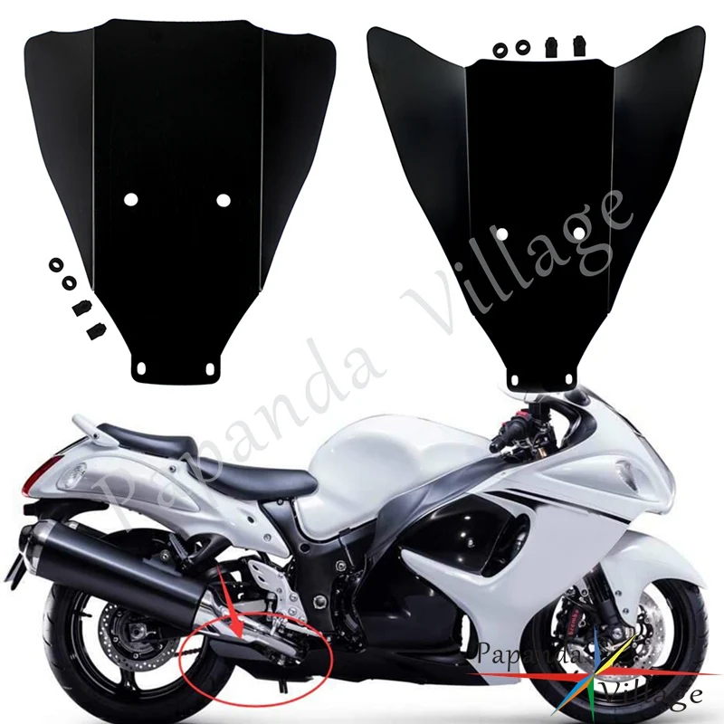 Мотоциклетная Подставка под живот Черная Алюминиевая крыло для Suzuki Hayabusa GSX R1300R