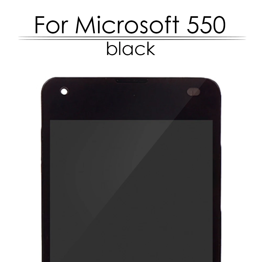 Оригинальный ЖК-дисплей 4 7 дюйма для NOKIA Lumia 550 сенсорный экран с рамкой дигитайзер