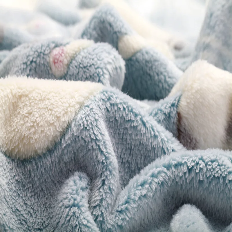 Коралловое Фланелевое Флисовое одеяло для новорожденных 100x150 см|blanket bedding|blanket