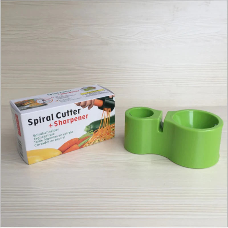 Многофункциональный Фрукты Овощной Спираль Двойной Головкой Резки Гаджет