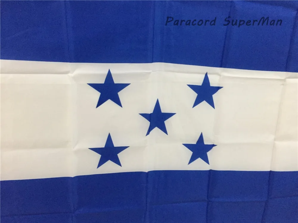 Honduras HON FLAG 3 фута x 5 футов висячий флаг полиэстер Национальный баннер 150x90 см для