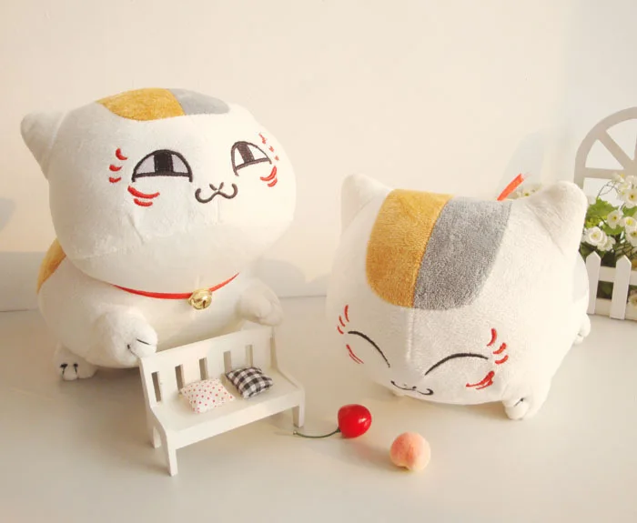 J.G Chen Бесплатная доставка 22 см милый Нацумэ Yuujinchou Nyanko Sensei Белый Кот плюшевые