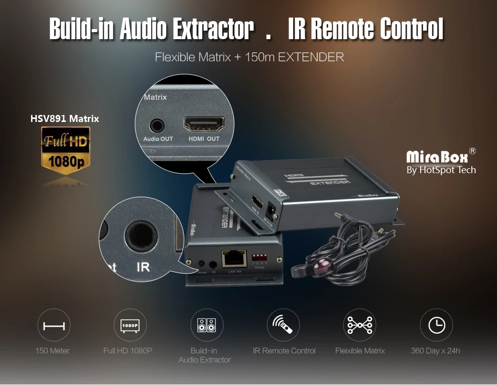 HSV891Matrix TCP IP HDMI удлинитель IR N X N 120 м по Cat5/5e/6 UTP STP Rj45 кабель HDMI Ethernet передатчик и приемник по IP