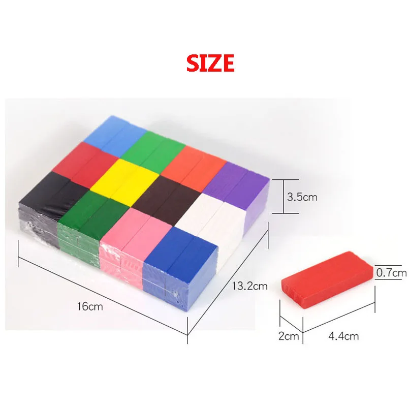 240pcsset rainbow wooden domino toy set kids children baby dominoes game building blocks educational natural wood toys gifts free global shipping