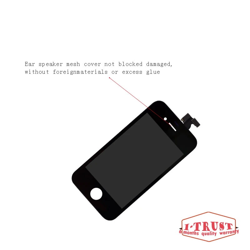 Для iPhone 4 CDMA черный дисплей ЖК с сенсорным экраном дигитайзер замена и рамка