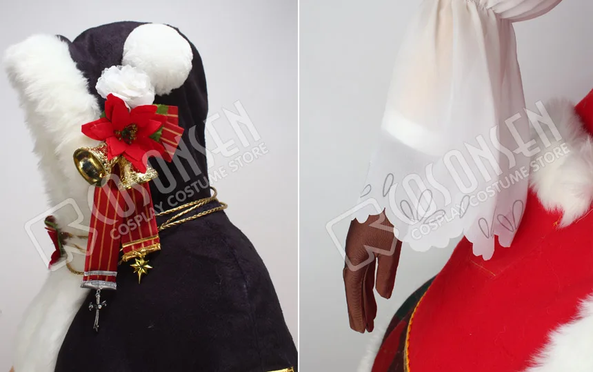 COSPLAYONSEN Love Live! Рождественский костюм для косплея минами Кодори 2016 | Тематическая