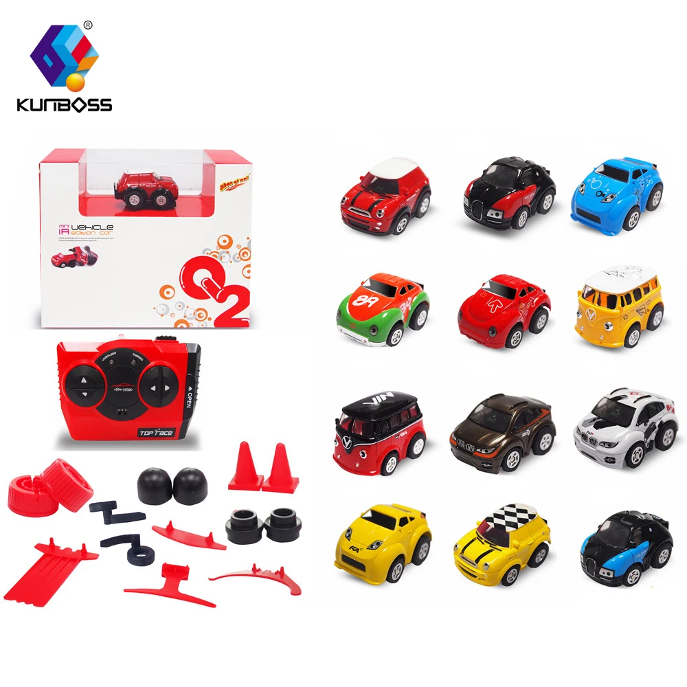 2018 детский мини пульт дистанционного управления RC автомобиль stunt car мультфильм
