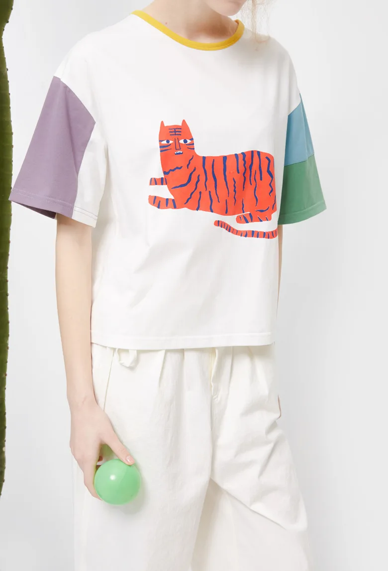 Новинка 2018 Футболка Harajuku летние корейские футболки сшитые повседневные топы с